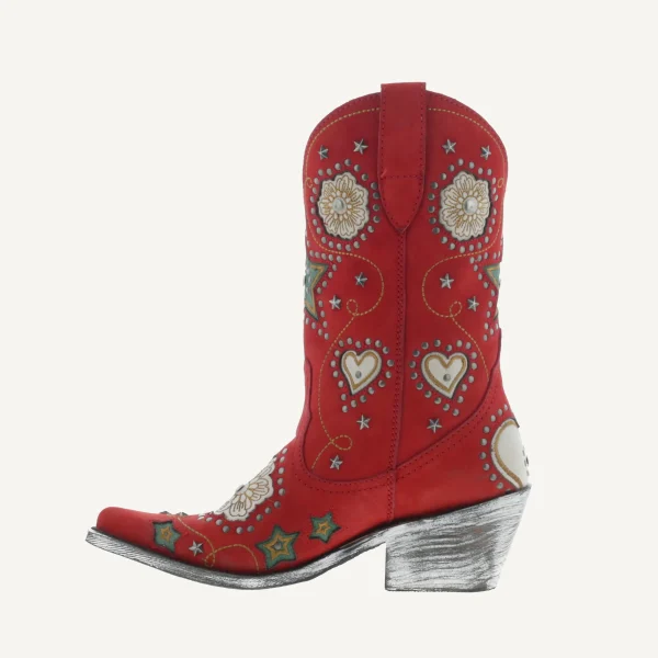 Anabella Nubuck Grace Rojo